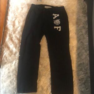 Navy Abercrombie and Fitch men’s small sweatpants